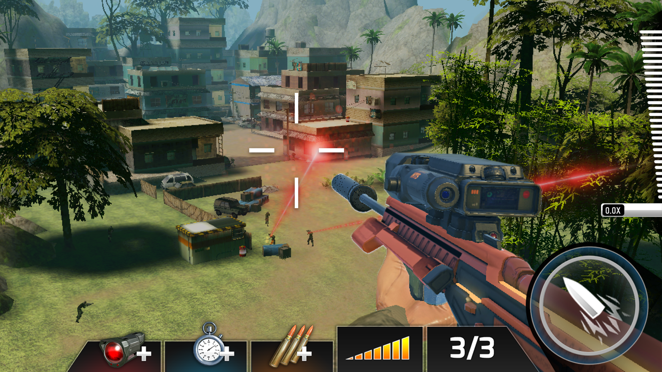 Engage in over 4,000 missions as an elite special forces sniper eliminating global threats.