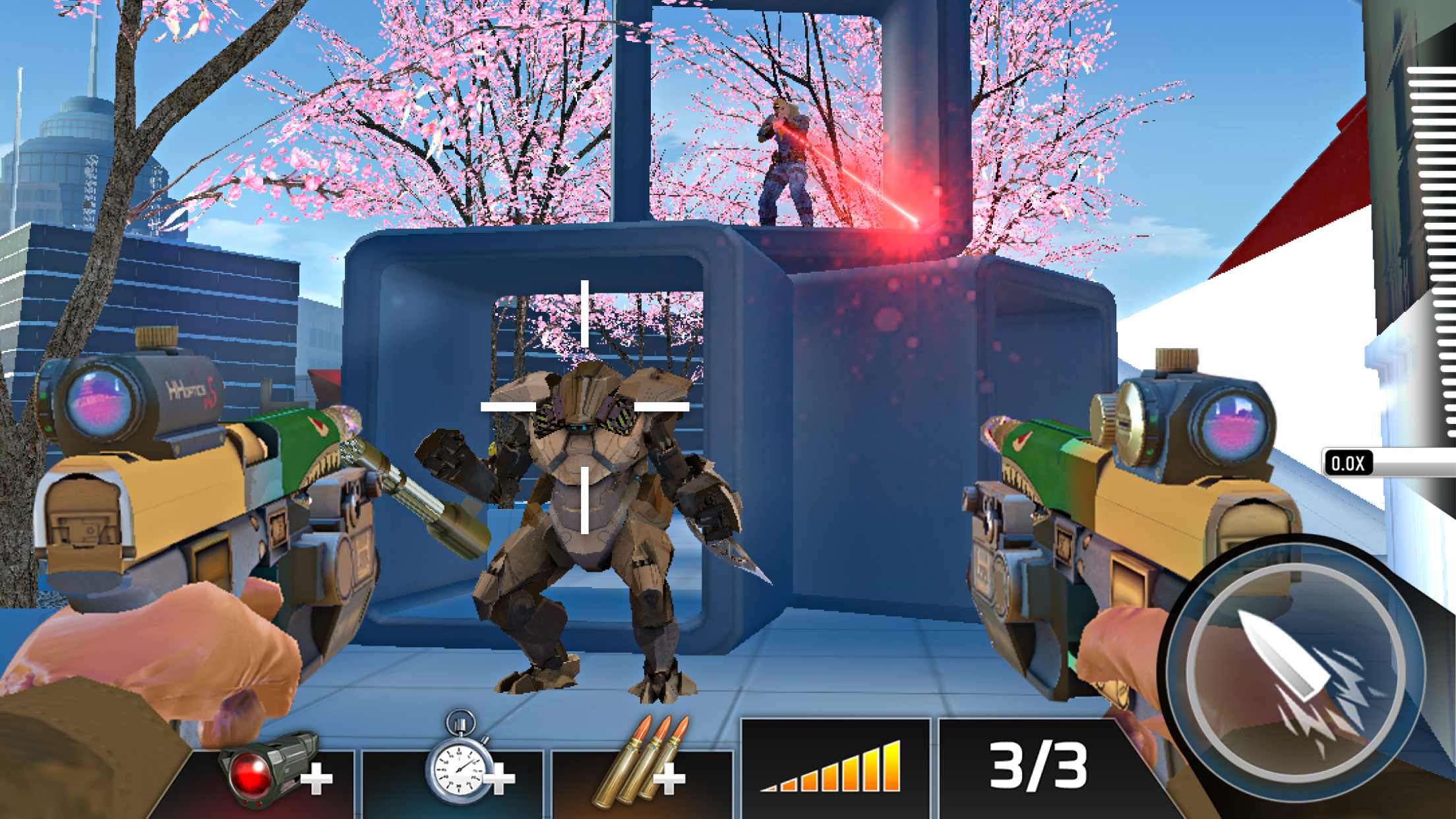 Kill Shot Bravo gameplay screenshot showing a sniper in action